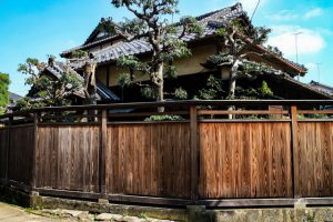 板塀の画像